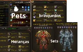 Vendo conta WoW desde 2011 com expansão The War Within
