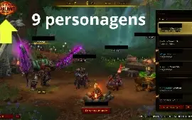 Vendo conta WoW desde 2011 com expansão The War Within