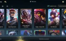 Conta Wild rift Mestre com quase todos os passes e Guilda.