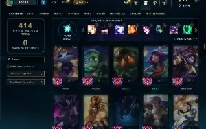 Unranked com TODOS os Champs e 69 Skins ( MAIN SUP )