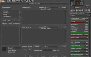 EK 57, 800k bank, 250 tibia coins e TODOS itens de Natal