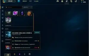 Conta DIAMANTE 4 com 60% de win rate, 27 champs e 2 skins