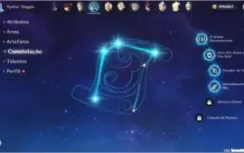 GENSHIN IMPACT 5 X 5 ESTRELAS 4X5 ARMAS 20 PERSONAGENS AR35