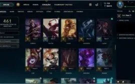 CONTA PLATINA II COM TODOS OS CHAMPS E MUITAS SKINS