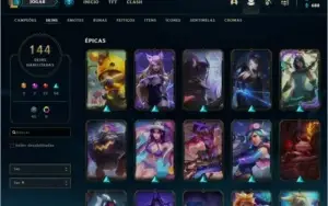 Conta lol criada em 2019 gold 4