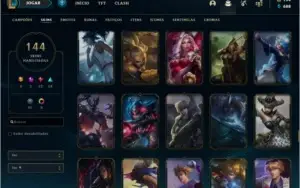 Conta lol criada em 2019 gold 4