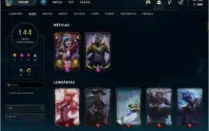 Conta lol criada em 2019 gold 4