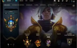 Conta lol criada em 2019 gold 4