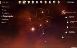 Genshin Impact AR 46 Klee C1, Jean, Albedo, Qiqi e 4 stars