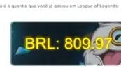 Conta lol Rara