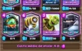 conta clash royale level 11 todas as cartas