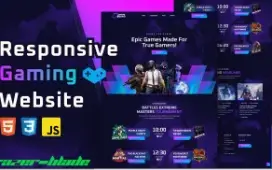 Gaming Website Templete 2023