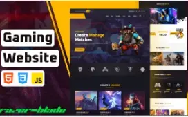 Gaming Website Templete 2023