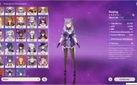 CONTA GENSHIN IMPACT / AR-51 / PITY-39 / DIVERSOS 5 STARS
