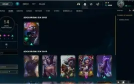Conta LOL Diamante 4, 75% WINRATE