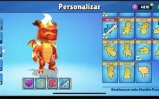 Conta de Stumble guys com 5000 coroas e quase tudo do jogo