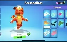 Conta de Stumble guys com 5000 coroas e quase tudo do jogo