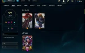 DIAMANTE 3 CONTA LEAGUE OF LEGENDS