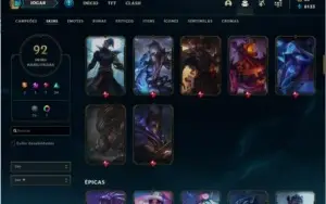 DIAMANTE 3 CONTA LEAGUE OF LEGENDS
