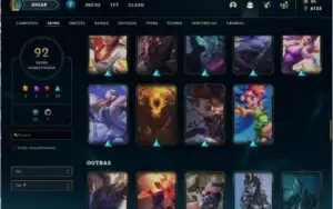 DIAMANTE 3 CONTA LEAGUE OF LEGENDS