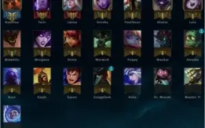 Conta League of Legends - Ouro 2 - 3 Reembolsos - 7 Skins