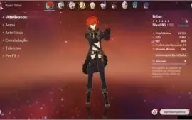 CONTA GENSHIN IMPACT 8 PERSONAGENS 85