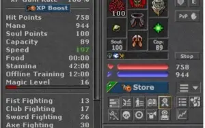 KNIGHT LEVEL 312 PACERA COM OUTROS CHARES NA CONTA