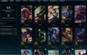 Conta League of Legends nv47 20 skins
