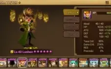 Summoners Wars Euro Lv max