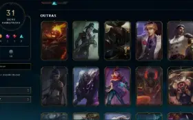 CONTA LOL - LVL 123 - 104 Champions - 32 Skins - FULL ACESSO
