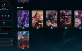 CONTA LOL - LVL 123 - 104 Champions - 32 Skins - FULL ACESSO