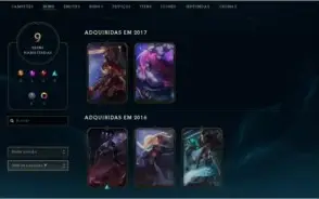 Conta lvl 38 , 9 skin , 32 campeão