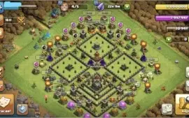 contas de clash of clans e clash royale