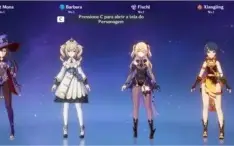 Ast Mona + Barbara + Fischl + Xiangling AR7