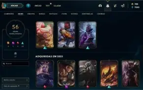 conta lol + valorant (upadas)