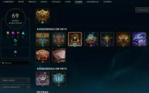 Conta League of Legends Full Acesso - 71 Champs e 20 Skins