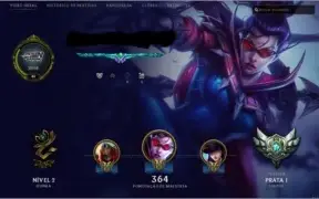 Conta 132 Skins 115 Champs Borda Platina