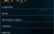 CONTA LEAGUE OF LEGENDS PLATINA III & VARIAS SKINS + EMAIL