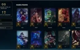 CONTA LEAGUE OF LEGENDS PLATINA III & VARIAS SKINS + EMAIL