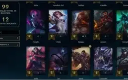 CONTA LEAGUE OF LEGENDS PLATINA III & VARIAS SKINS + EMAIL