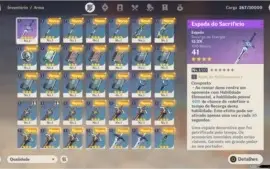 GENSHIN IMPACT /NA /AR 7/MONA /RAZOR/CHONG/SUCROSE + ARMA 4*
