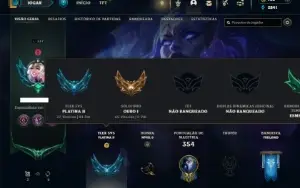 Ouro 1 com 140 Champs e 93 Skins