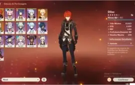 AR 45 NIVEL DO MUNDO 6. DILUC E MAIS DOIS 4* FORTES LVL 80