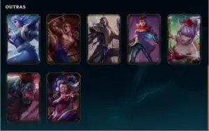 Conta ouro 2 mmr de plat 13 Skins