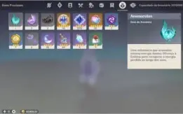 genshin AR51 Diluc+Keqing+Mona+Albedo+benção