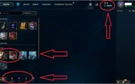 Conta lol Diamante IV Smurf 2020, 39 mil de Essência azul;