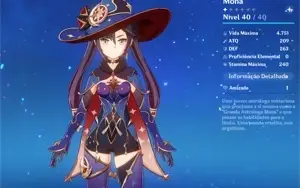 CONTA GENSHIN IMPACT COM ITTO, AYATO, MONA E KEQING (AR 47)