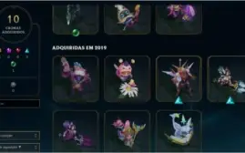 CONTA PLATINA MAIN SUPORTE 122 SKINS (Plat 2)