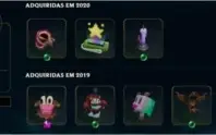 CONTA PLATINA MAIN SUPORTE 122 SKINS (Plat 2)