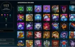 CONTA PLATINA MAIN SUPORTE 122 SKINS (Plat 2)